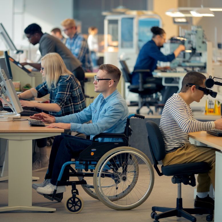 Professional disability employment services by AtWork Australia, empowering people with disabilities to succeed in the workforce.