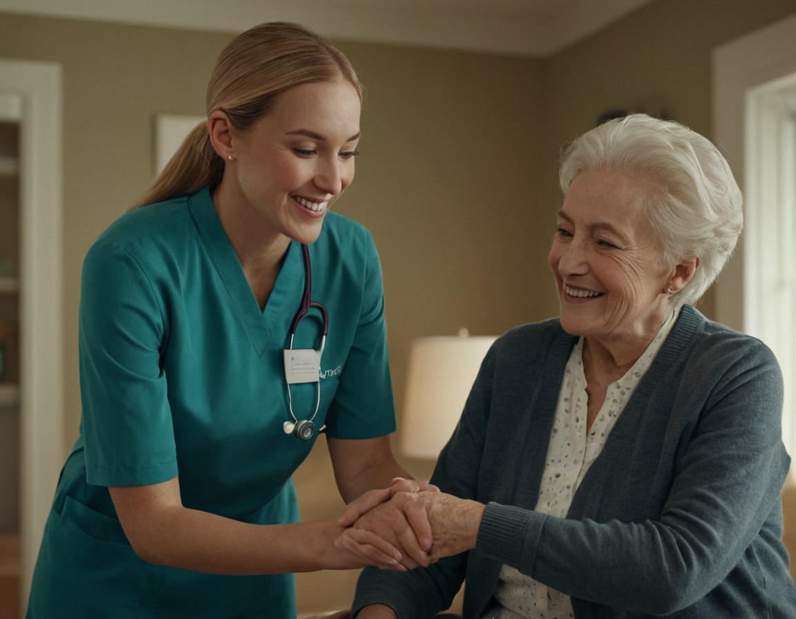 An Australian Unity Home Care Services caregiver assisting an elderly client at home, providing compassionate support and personalized care.