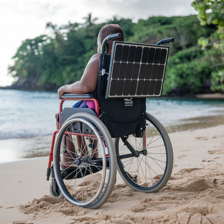 Improving disability access in Vanuatu through innovative solar solutions for independence.